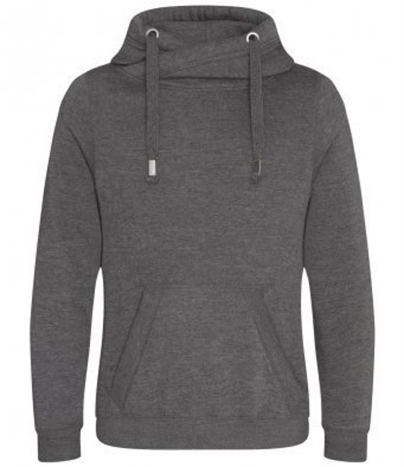 Plus size cowl neck hoodie sale