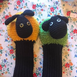 Crochet Pattern: Sheep Golf Club Cover