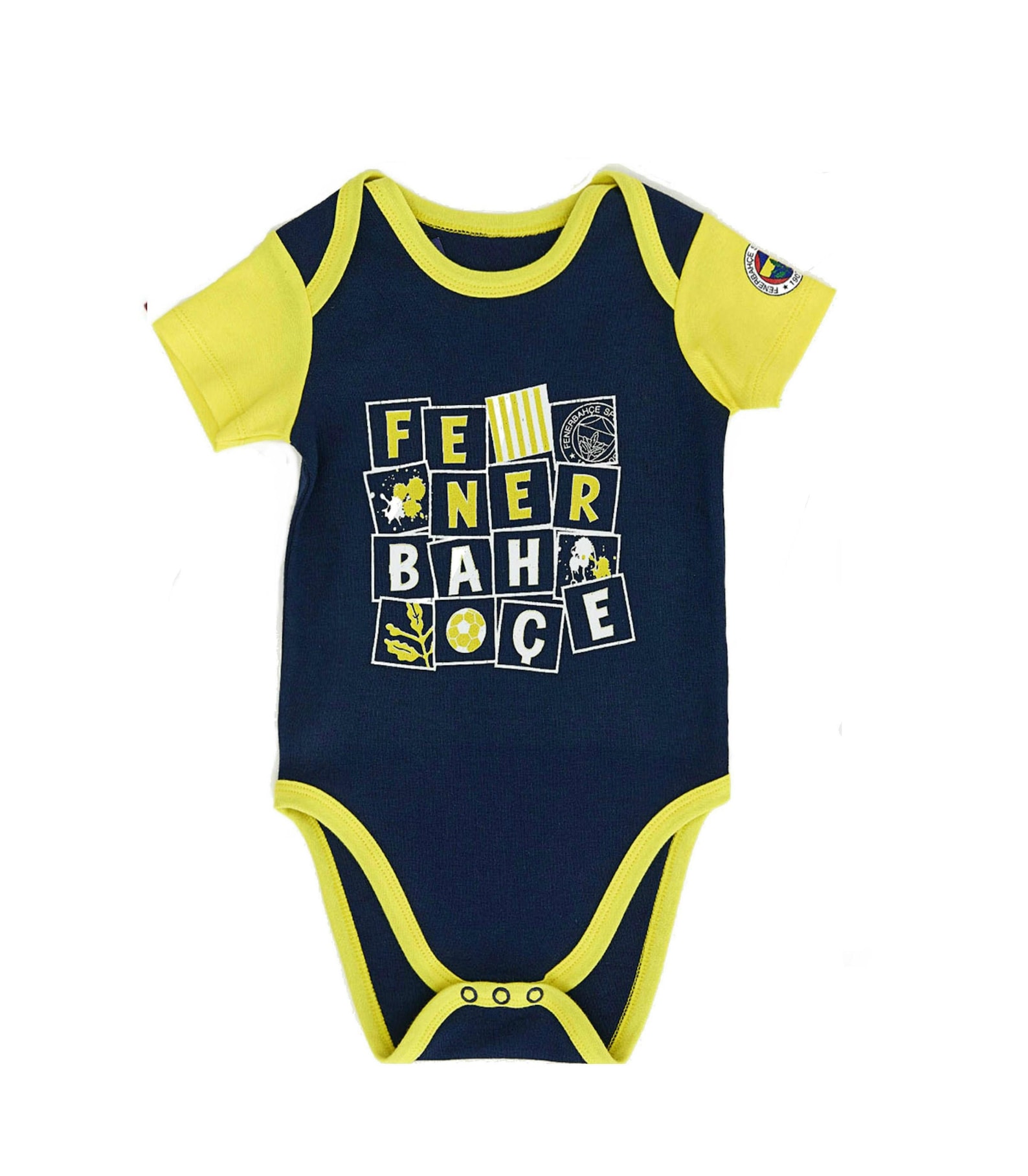 Original Fenerbahce Istanbul Bebek Tulum Body Romper Shirt
