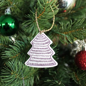 Small Tree with Lines, Holiday 2021 Collection