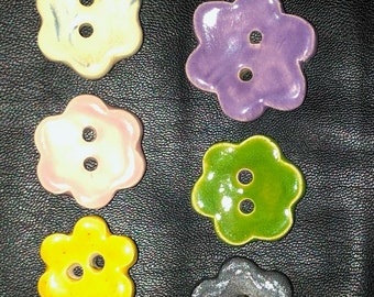 ceramic handmade buttons