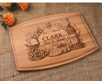 Personalized Gift for Mom, Cutting Board for Anniversary Gifts, Personalized Cutting Boards for Moms Dads, Christmas Gift, Housewarming Gift