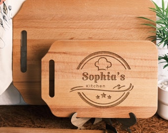 Personalized Wooden Cutting Boards - Wooden Cutting Board, Christmas Gifts for Mom, Kitchen Decor with for Housewarming and Wedding Gifts