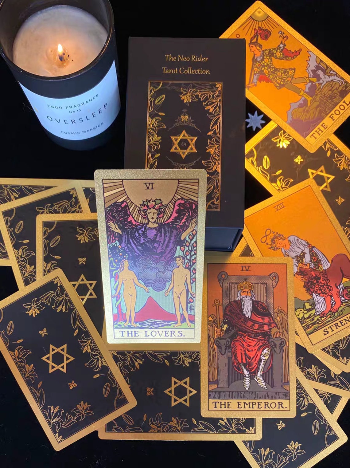 The Neo Rider Tarot Collection the Shadow Deck Holographic Etsy