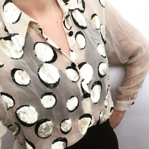 Late 1970s/Early 80s - Gabriel Vintage Blouse, Mad