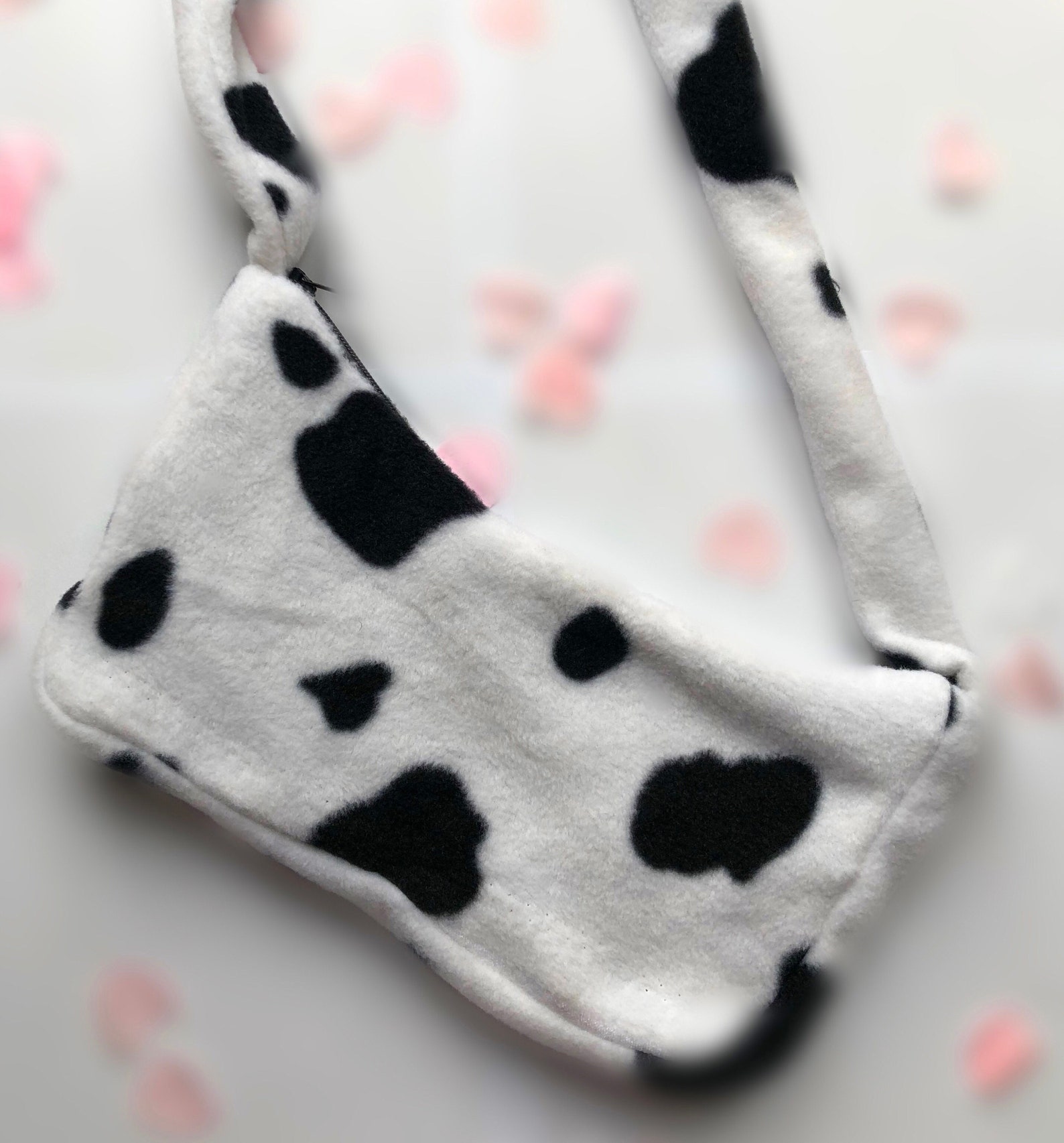 fuzzy cow bag