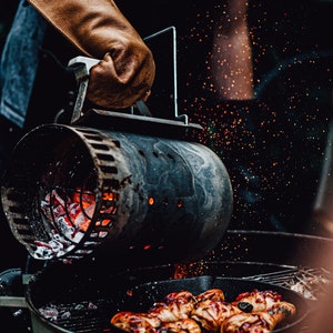 Premium Quality Buffalo Leather Oven Mitt for Use With Oven, Stove ...