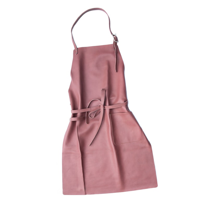 Pink Leather Apron for Women Premium Quality Luxury Leather - Etsy