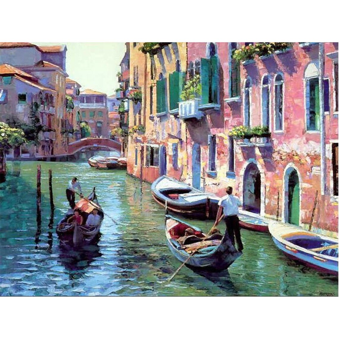 Venedig AquarellMalerei nach Zahlen Landschaft ÖlMalerei