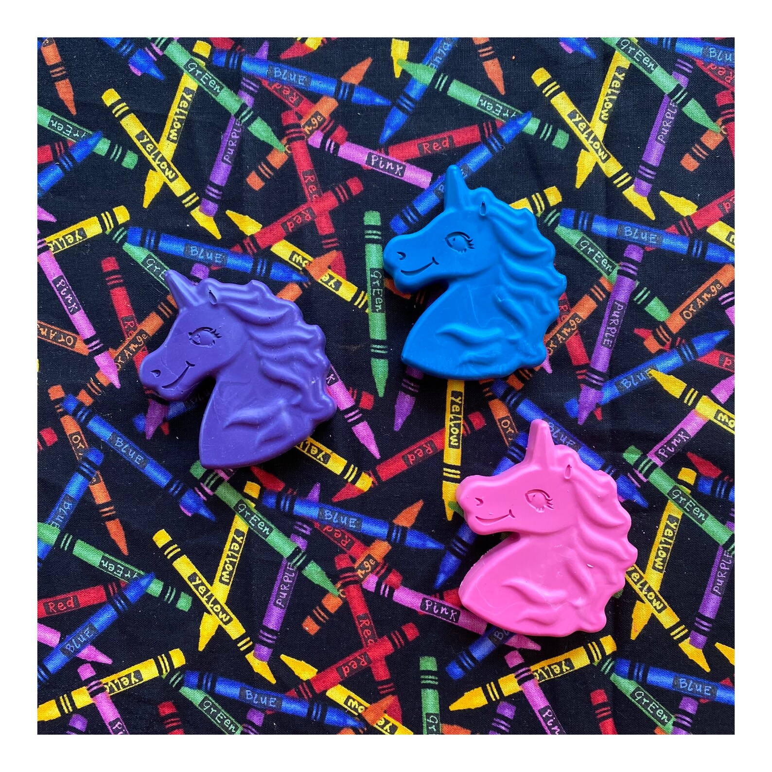 Unicorn Crayons Etsy