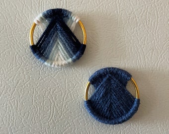 Macrame Fridge Magnets, Boho Decor, Customizable Colors