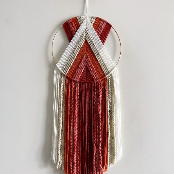 Red Wall Hanging Etsy