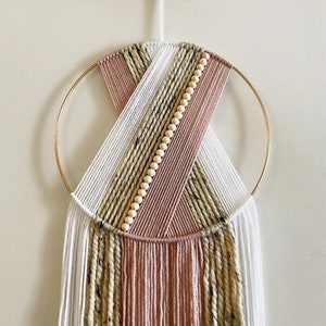 Decorazione Da Parete In Tessuto Macram&egrave; SAIF Rosso | Leroy Merlin