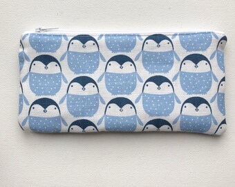 Trousse à maquillage : pingouins