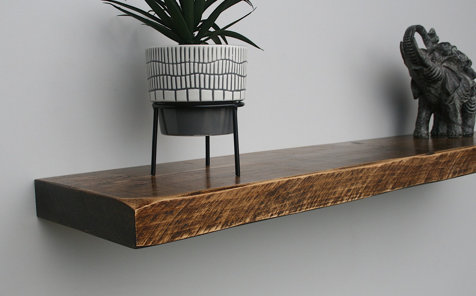 Jacobean Rustic 200mm Deep Wall Shelves Made To Measure Etsy