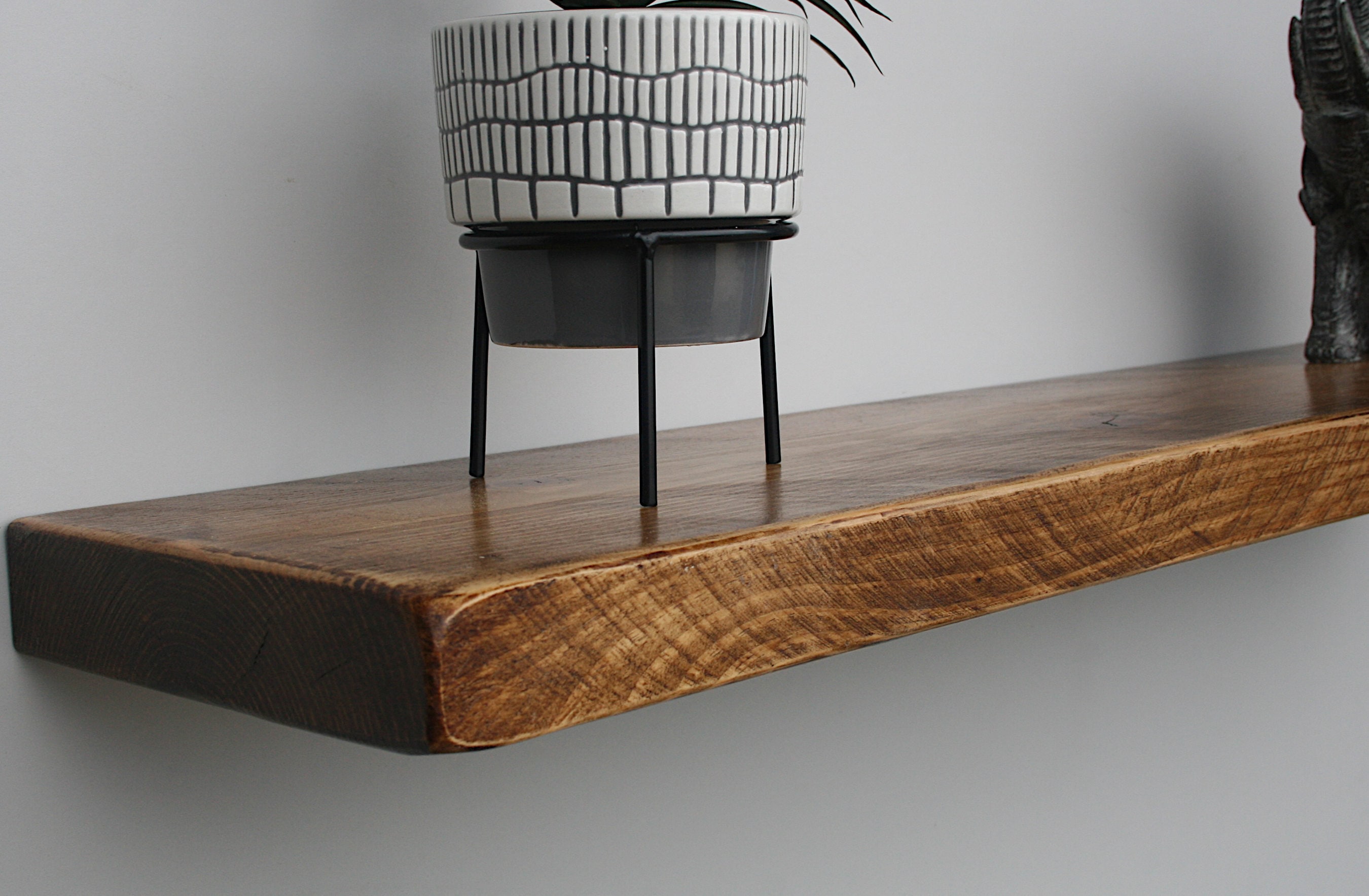 Unique rustic floating wall shelves full of character and Etsy