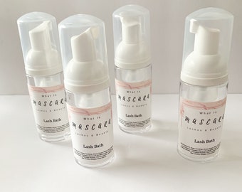 Custom Labels stickers (24 labels) -lash bath sticker labels- Rectangle Labels -white