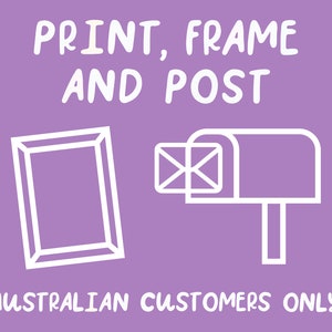 Custom Illustration Add On: Print / Rahmen / Post