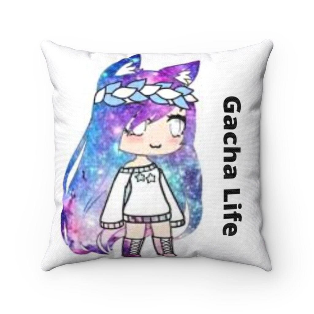 Gacha Life Polyester Square Pillow Etsy