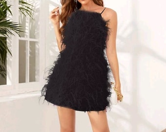 FLUFFY Y2K Marabou Ostrich Feather 