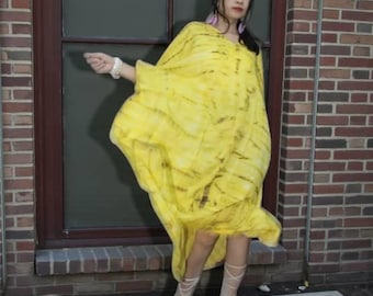 Tie Dye Kaftan dress, Kaftan dress, Tie Dye Kaftan, Cotton tie dye, Simple Long Dress, Boho Chic Caftan Dress, Luxe Beach Days,tie dye dress
