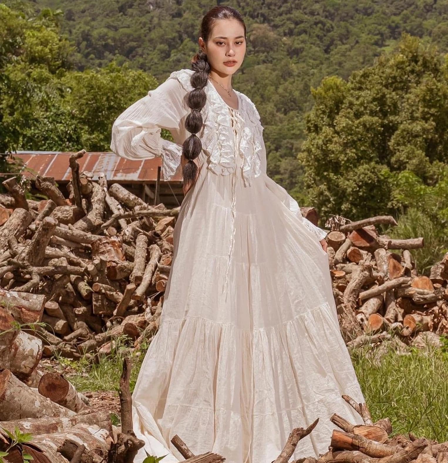 Very chic vintage dress France