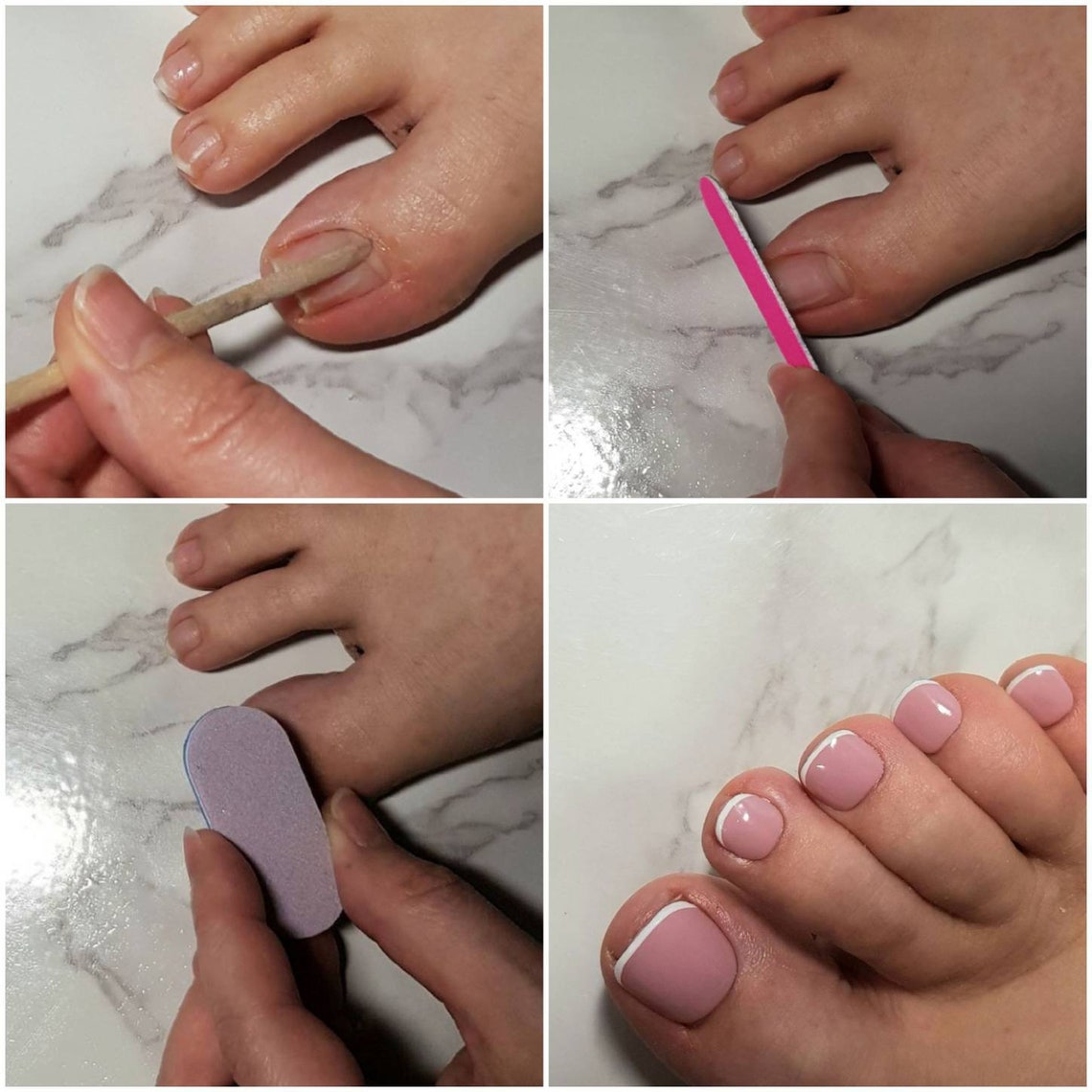 24 Toe Nail Presson Nail Adhesive Tabs / Sticky Tabs / Duble Etsy