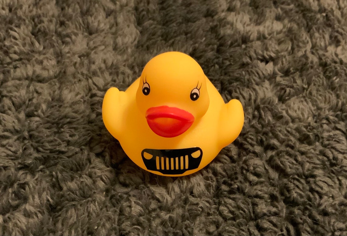 Duck with Jeep logo 50 ducks with tag Etsy