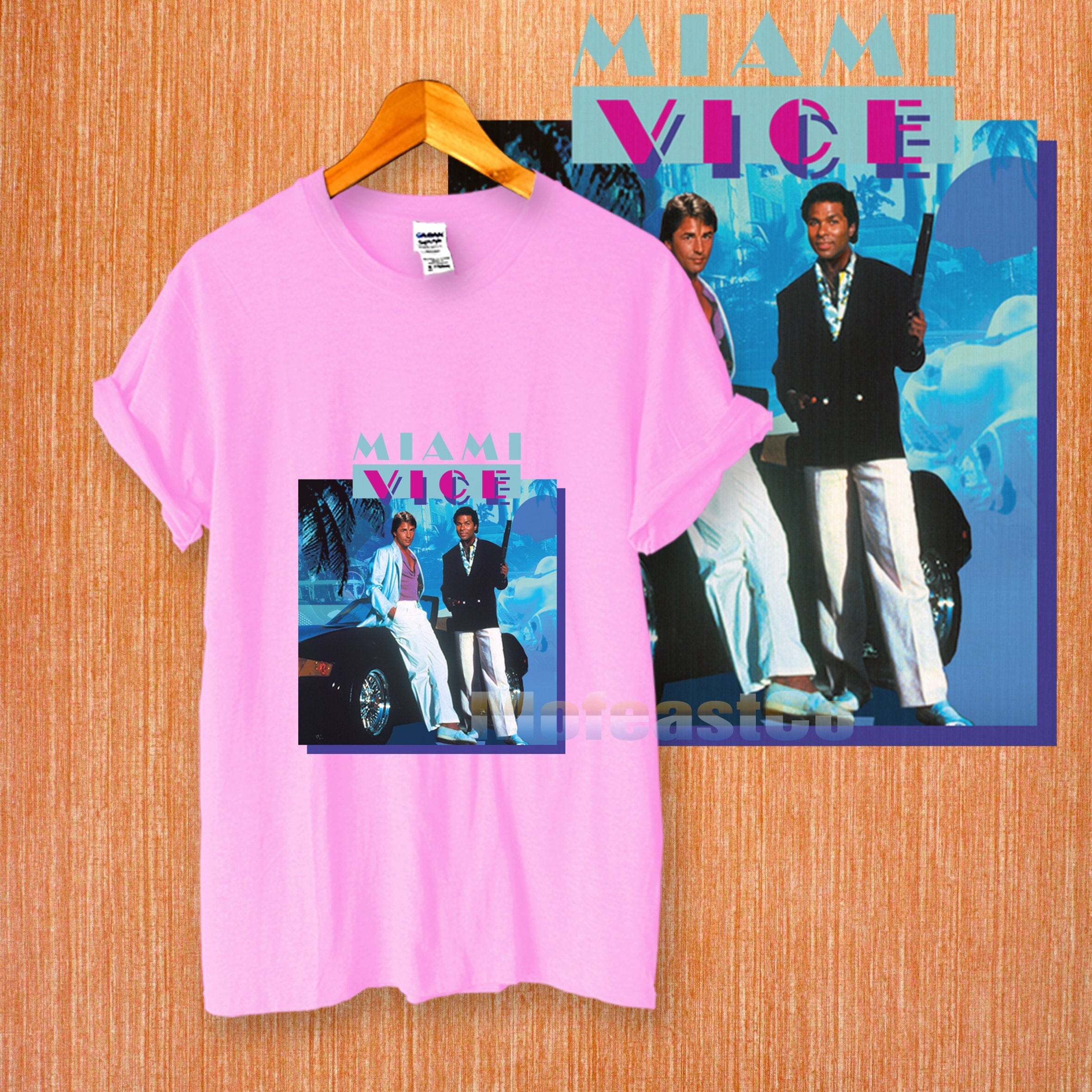 Miami Vice Vintage Shirt Classic TV Series 1984 Adult Unisex Etsy