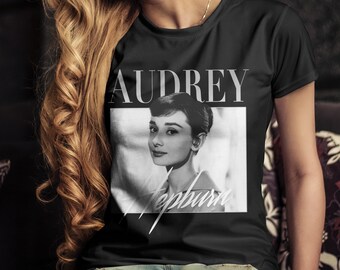 Audrey Hepburn Cool Vintage Cadeau Idéal Unisexe Rétro T Shirt 684 Audrey Hepburn Cool Vintage Cadeau Idéal Unisexe Rétro T Shirt 684
