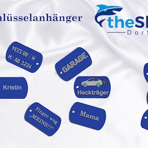 Schlüsselanhänger , Gravurschild, Markierungschild, Schlüsselschutz, farbige Schlüsselzuordnung, Schlüsselfinder, Schlüsseelschutz