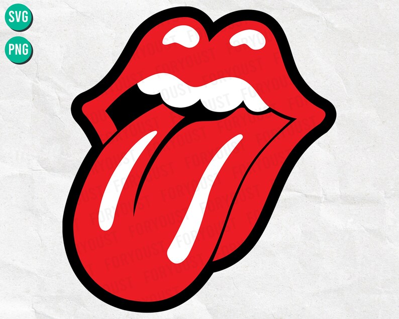 Lips Tongue Logo Emblem Svg Mouth Tongue Lips Sexy Lips Etsy