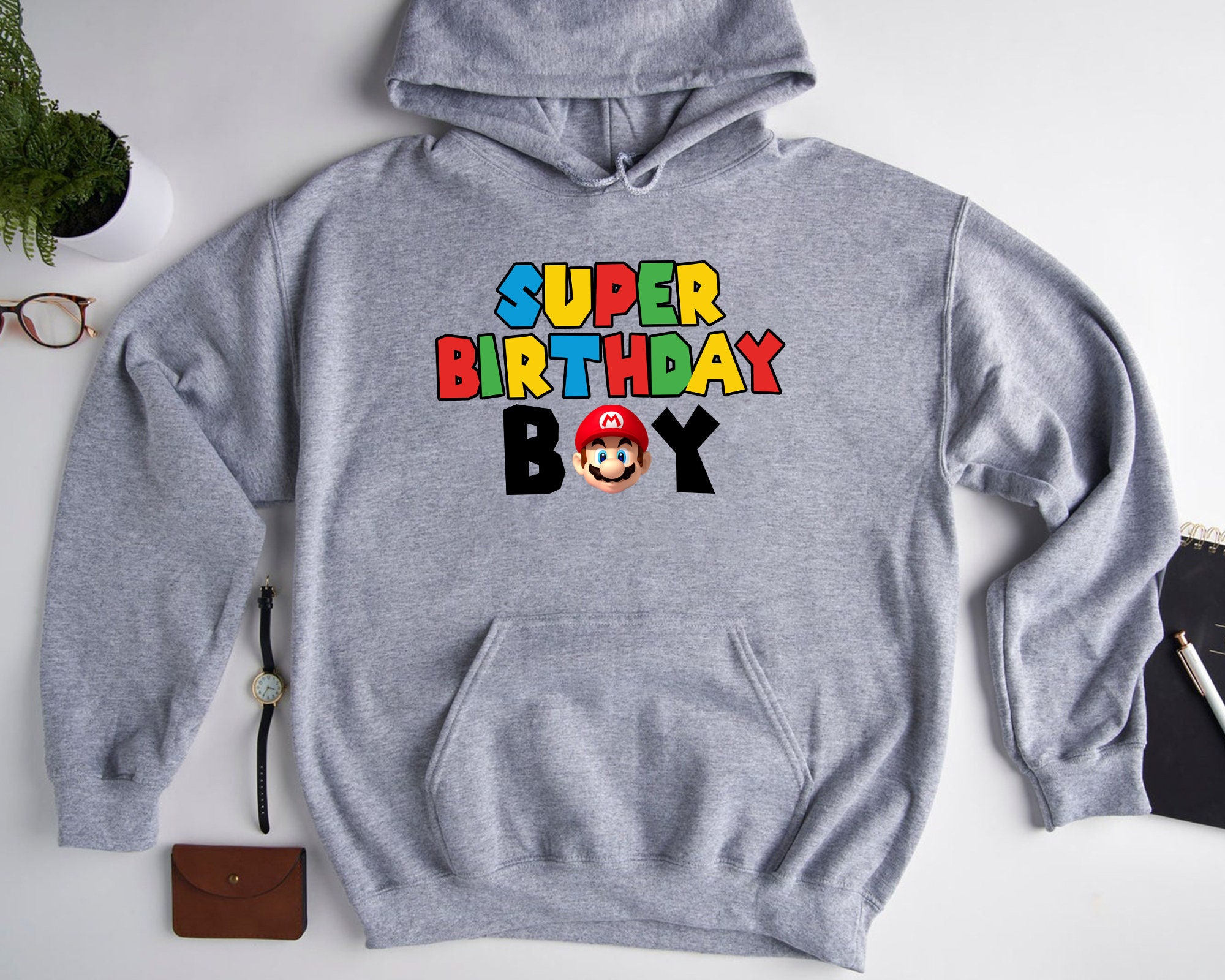 Super Mario Birthday Boy shirt Bros Mario shirt Classic Etsy
