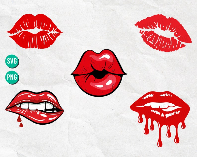Free Free 140 Dripping Lips Free Biting Lip Svg SVG PNG EPS DXF File