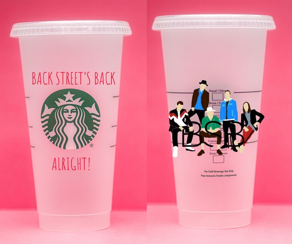 Backstreet Boys **MULTIPLE LYRIC OPTIONS** Customizable | 26 Oz Plastic  Reusable Iced Coffee Tumbler - Etsy