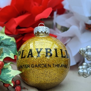 Playbill Customizable Christmas Ornament