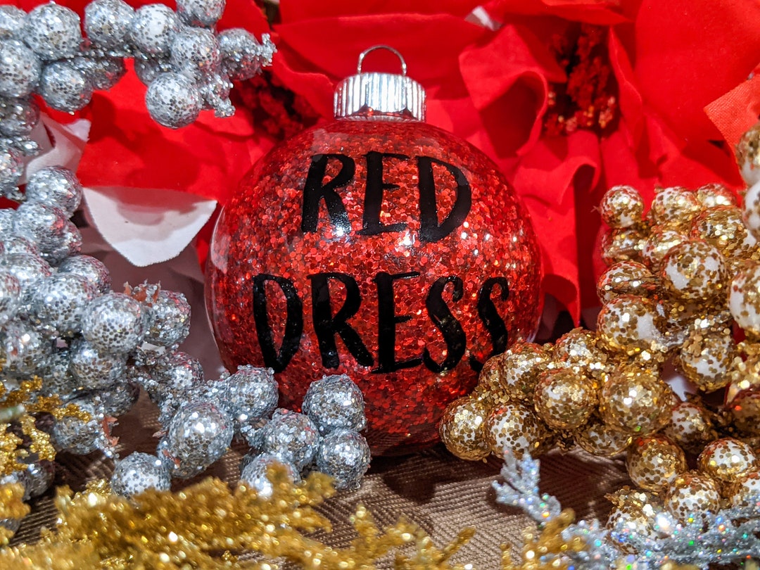 Red Dress Christmas Ornament