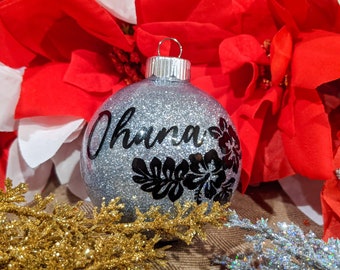 Disney Lilo and Stitch Ohana Christmas Ornament