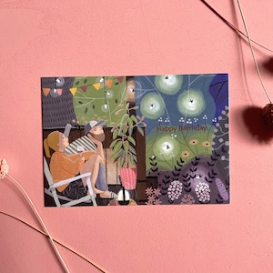 Postkarte Happy Birthday