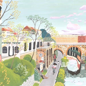Leipzig print "Karl-Heine-Kanal"