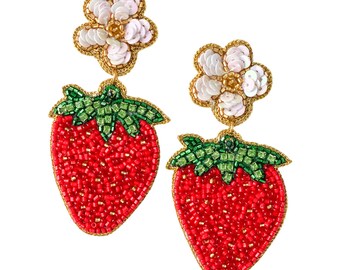 Sweet Strawberry Earrings