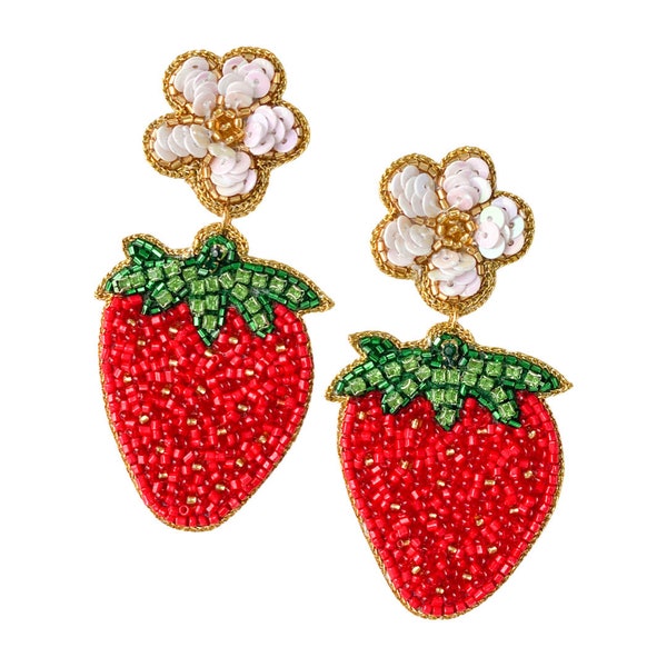 Sweet Strawberry Earrings