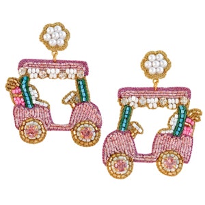 Golf Cart Earrings