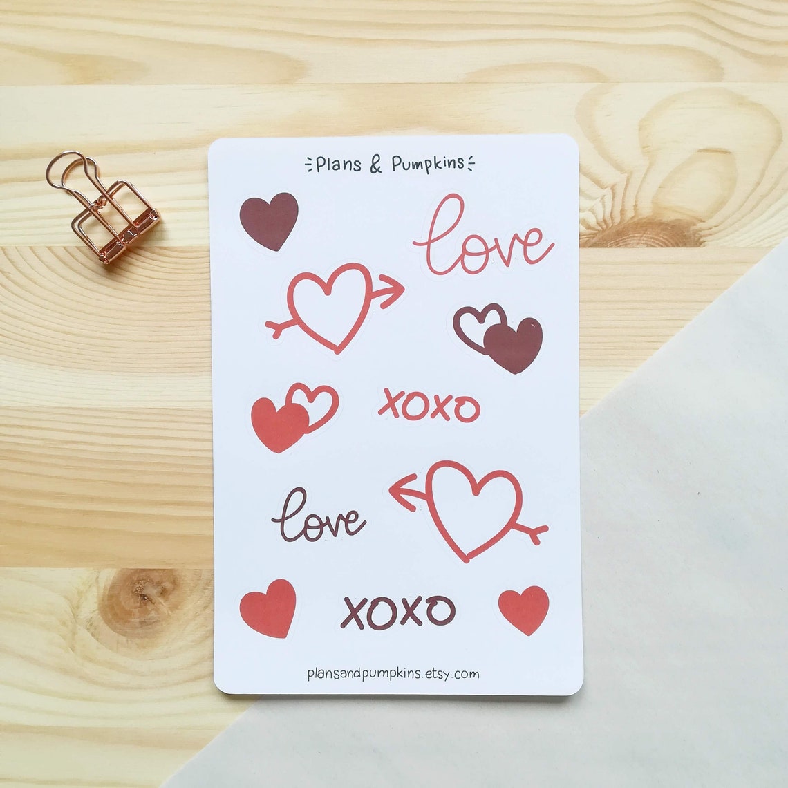 Stickersheet Love Bullet Journal Stickers Planner | Etsy