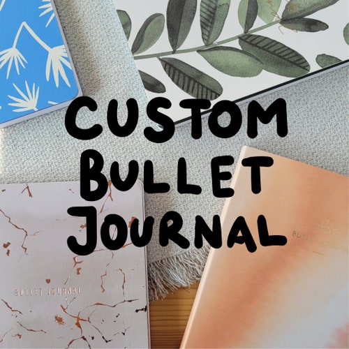 Custom Bullet Journal Etsy