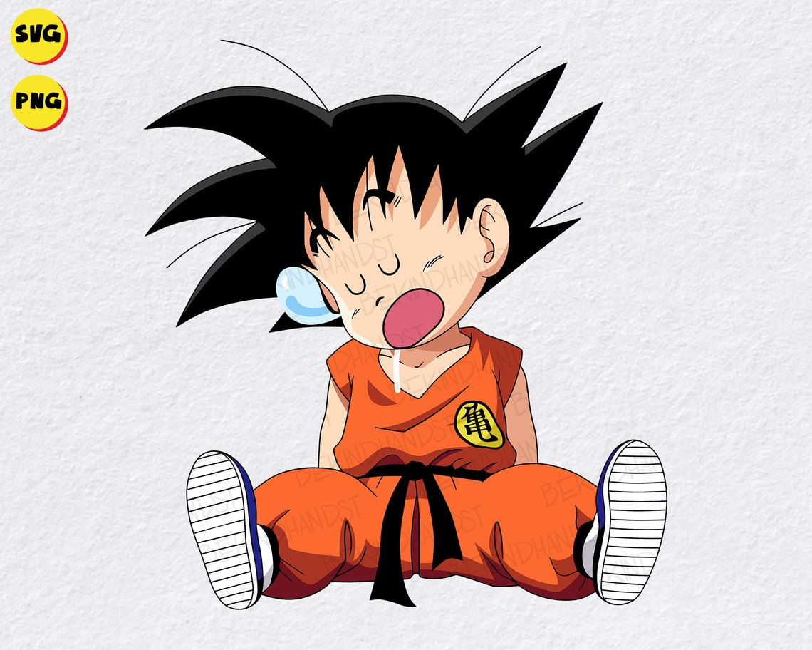 Download Baby Goku Sleeping Svg Goku Dragon Ball Japanese Cartoon ...