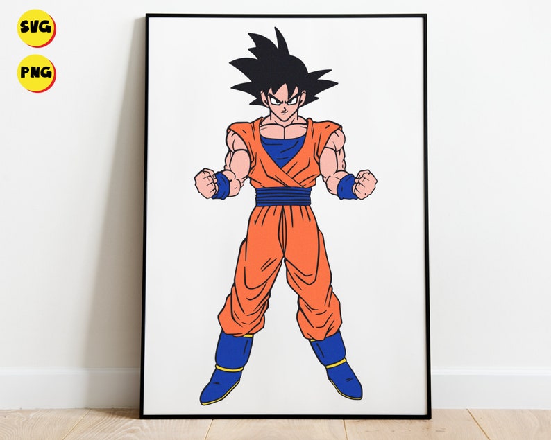 Goku Dragon Ball Svg Anime Japanese Cartoon Lover Son Goku ...