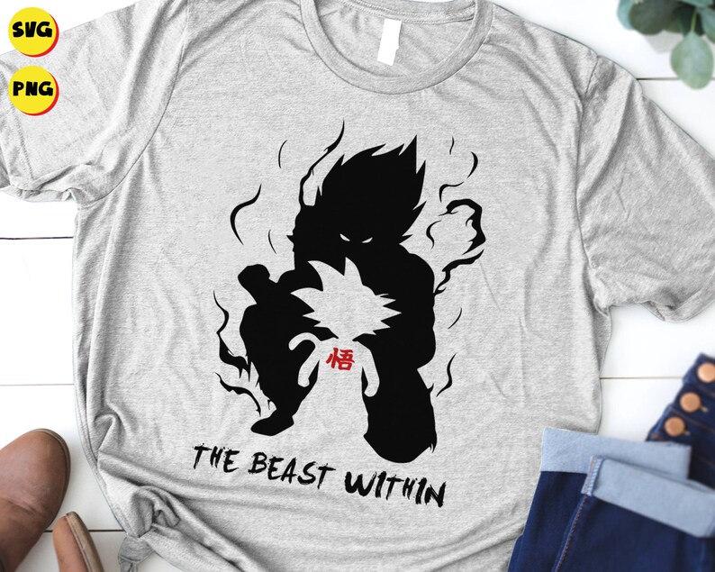 Download Dragon Ball Son Goku Svg Super Saiyan Svg Goku Silhouette ...