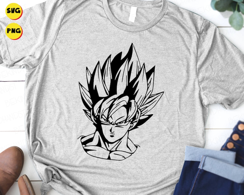 Download Goku Super Saiyan Svg Bundle Dragon Ball Z Svg Japanese | Etsy