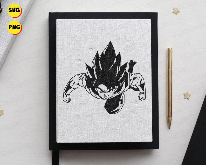Download Goku Super Saiyan Svg Bundle Dragon Ball Z Svg Japanese | Etsy
